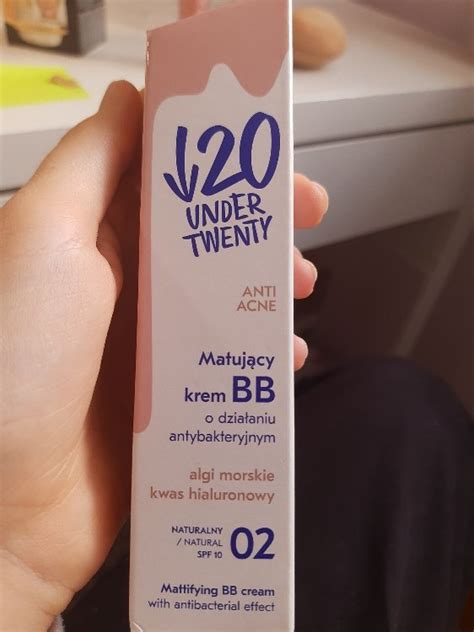 Under Twenty Krem Matujący BB 02 Naturalny algi morskie 60 ml .